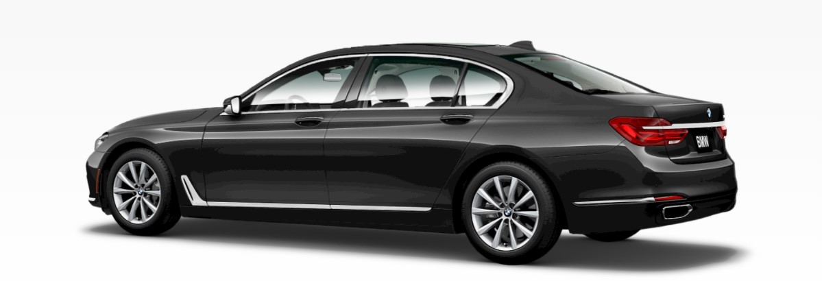 2019 BMW 740i Dark Graphic Metallic Rear Exterior 2019 BMW 740i Dark Graphic Metallic Rear Exterior
